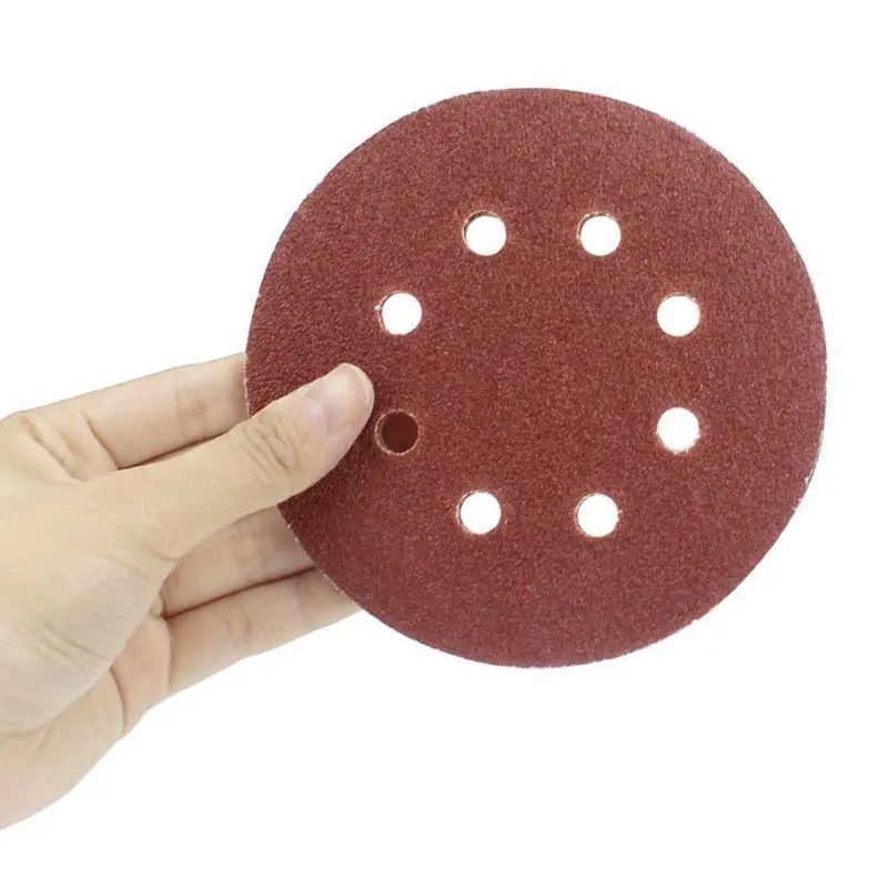 60PCS 5 Inch Sanding Discs Sandpaper Assorted 60 80 120 180 240 320 Grits For Power Random Track Sanders