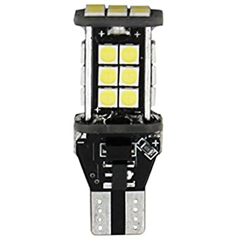 

1Pc Error Free 921 912 T10 T15 W16W Led Reverse Light, 24Smd 3030 Led Bulb 1500 Lumens Extremly Bright For Car Led Backup Revers