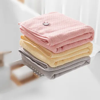 

70x140cm Cotton 5 Colors Absorbent Couple Mushroom Bath Towel Daily Necessities Hotel Travel Towel For Adult