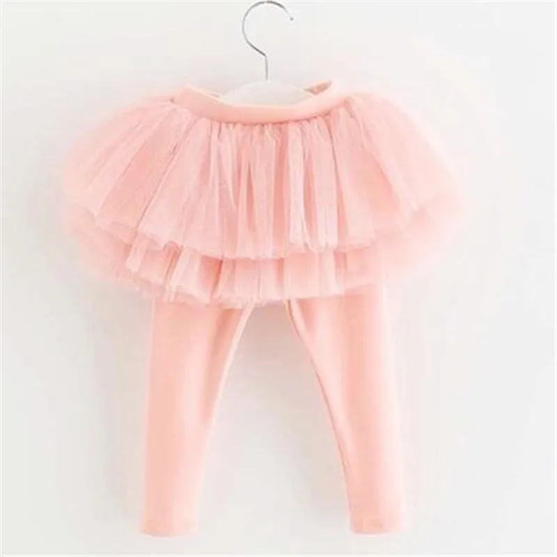 pink Weoneit/Модная Пышная юбка для маленьких девочек; брюки; детские штаны; брюки-брюки; детские леггинсы для девочек; сезон весна-осень; брюки; - Цвет: pink