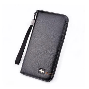 

Business hand bag handbag men's wallet long zipper clutch bag multi-function men's fashion wallet