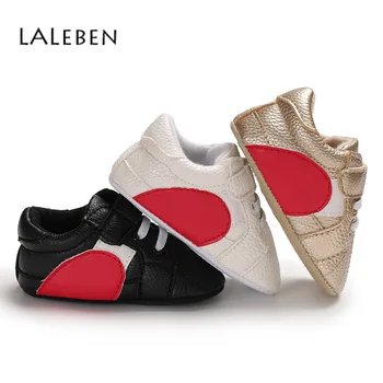 

Laleben 0-1 Years Old Infant Shoes Heart-shaped PU Toddler First Walkers Spring Autumn Rubber Newborn Unisex Baby Shoes