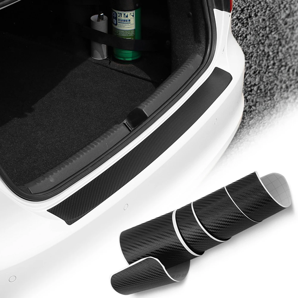 Car Rear Bumper Stickers Trunk Protector Decal For Peugeot 307 206 308 407 207 3008 208 508 2008 301 408 107 5008 Accessory | Автомобили и