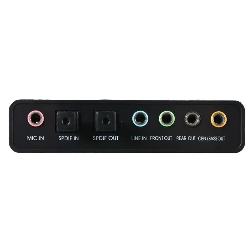 External USB 5 1 3D Audio Sound Card Virtual 7 1 Channel Converter Adapter Cable 4