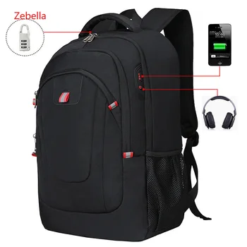

Zebella Oxford Laptop Backpack Extra Large Anti-Theft Business Travel Laptop Backpack Bag with USB Charging Port Water Resistant