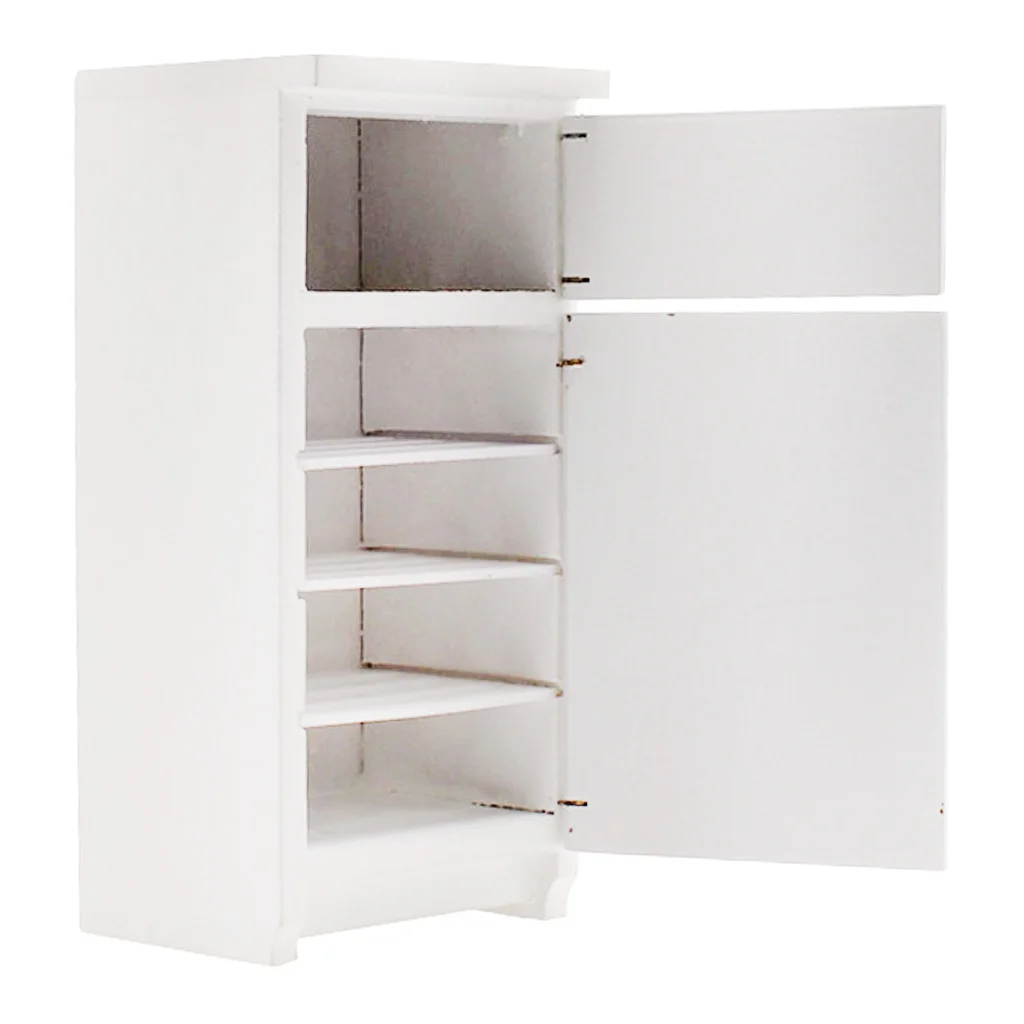 Toys For Children Mini Dollhouse Furniture Refrigerator Miniature Kithen Room Toy DIY Simulation Appliance Toy