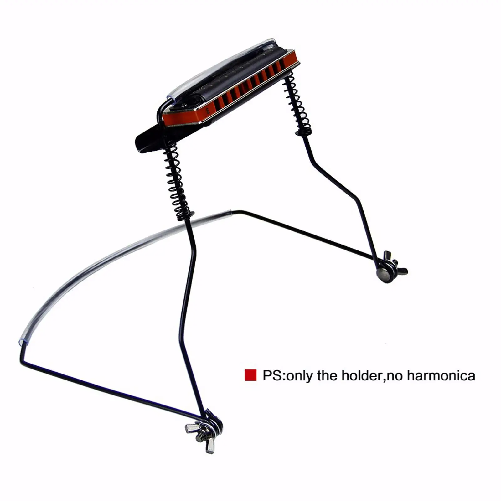 Harmonica Holder Adjustable Professional 10 Holes/24 Holes Neck Stand Metal Rack