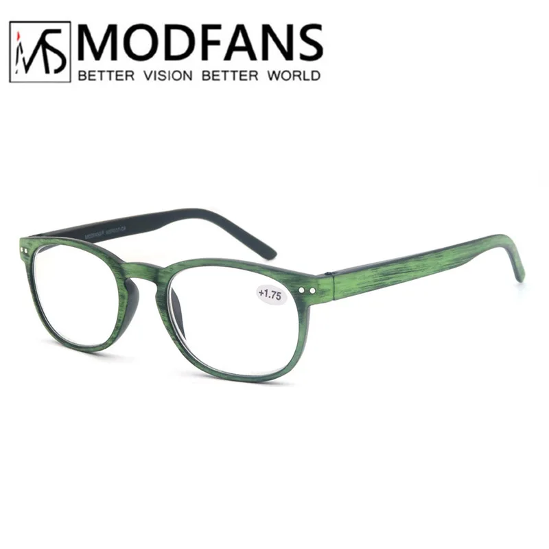 Stylish Wood-Look Frame Reading Sunglasses with Lightweight Spring Hinges