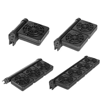 

EU Plug Aquarium Chiller Fish Tank Cooling Fan Silent Heat Dissipation Cool Down Chiller