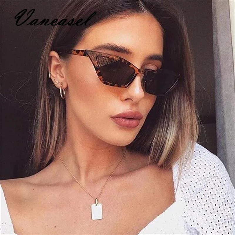 VANEASEL Lunette Soleil Femme 2019 Новые солнцезащитные очки кошачий глаз женские маленькие