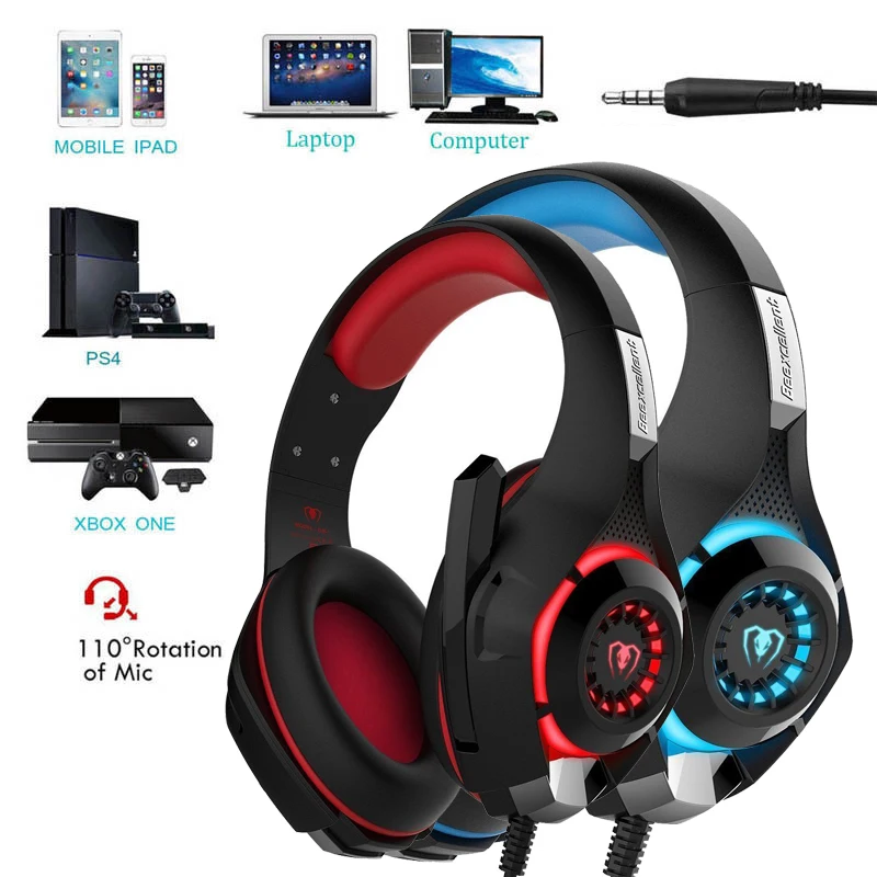 Для Xbox One PS4 playstation 4, iPhone, iPad, ПК, ноутбука микрофон 3,5 мм стерео наушники микрофон порт подходит гарнитура