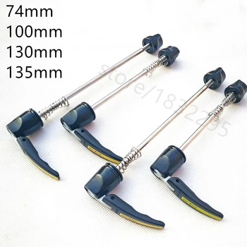 

MTB 74 100 130 135mm Bicycle Parts MTB Road Bike Quick Release Iron Cycling Wheel Hub Skewers Set Hub Quick-release Lever
