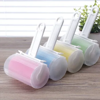 

1PCs Portable Washable Roller Cleaner Lint Sticky Picker Pet Hair Fluff Remover Brush Reusable Lint Rollers Cleaning Tools