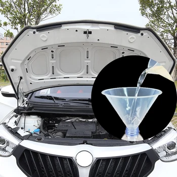 

1 Pcs Universal Car Engine Oil Funnel Glass Water Filling Funnel Gasoline Special Funnel Filling Equipment Kit