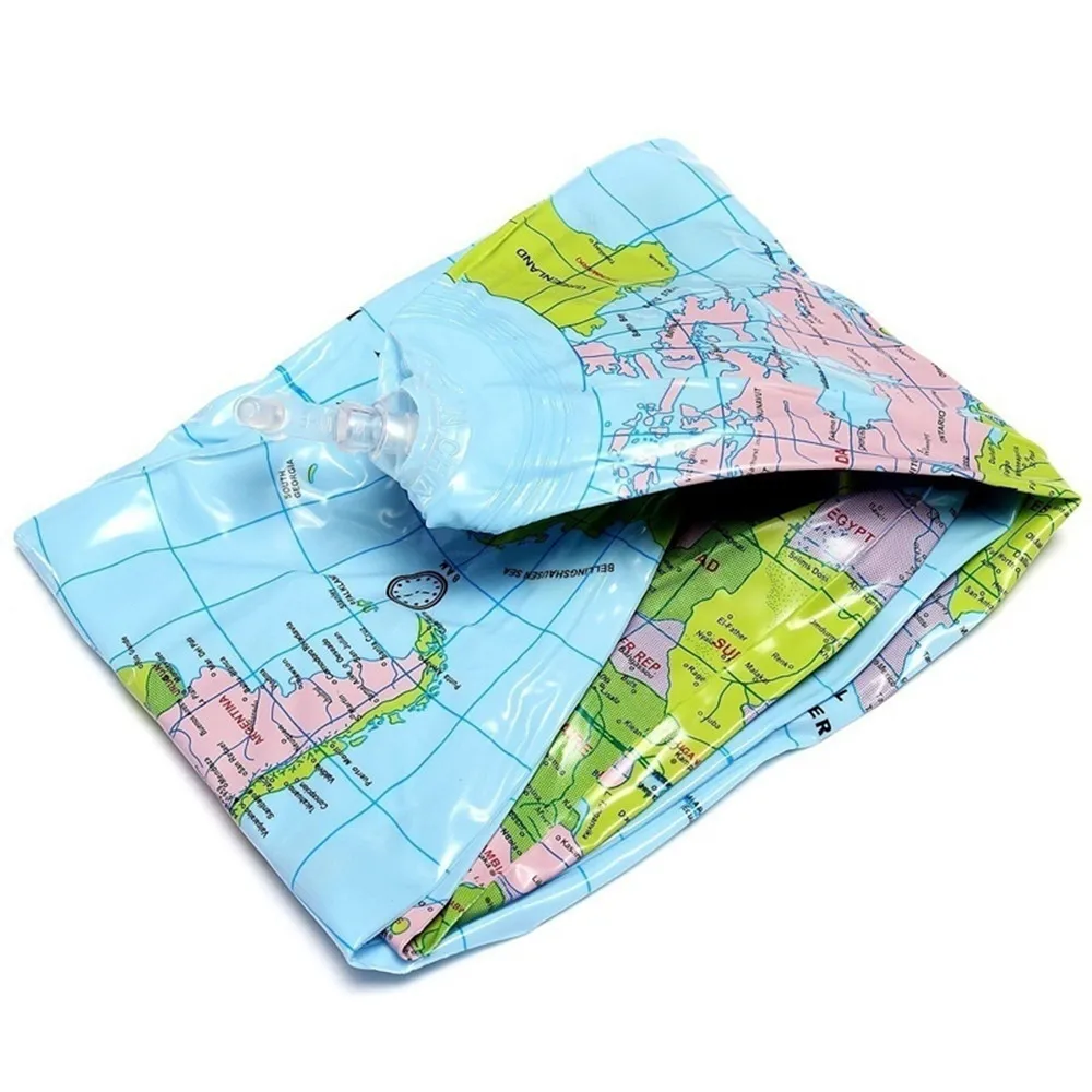 1 Pcs 40CM Inflatable World Globe Teaching Educational Geography Toy Map inflatable globe toy