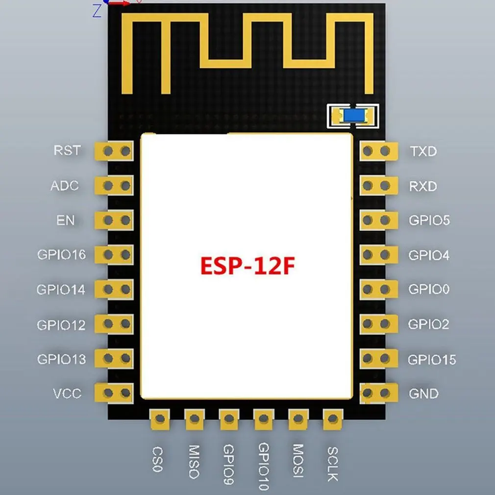 5 шт. ESP-12F модуль дистанционного последовательного порта wifi приемопередатчик беспроводной модуль Esp-12F AP+ STA 802,11 b/g/n