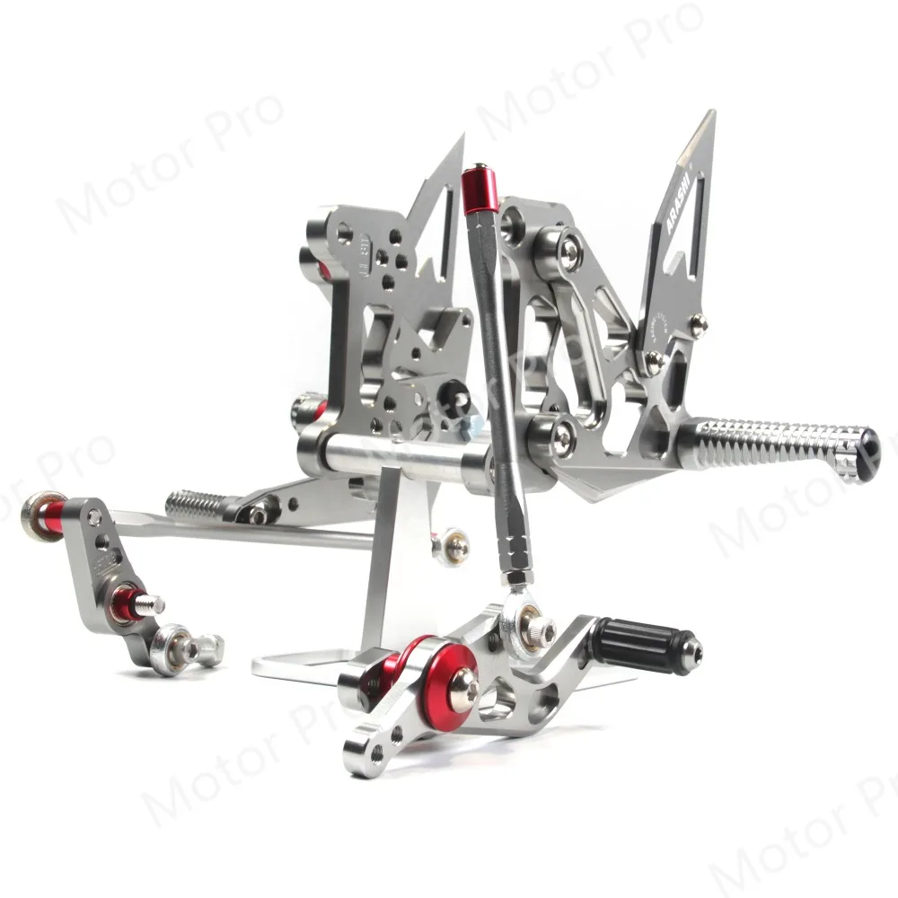 Регулируемые подножки для MV Agusta Brutale 675 800 Dragster 2012- аксессуары для мотоциклов ножной Peg Rearsets педаль 2013