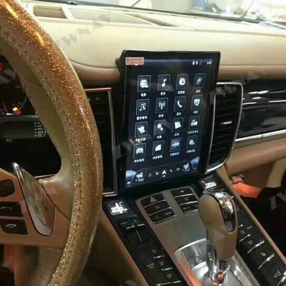 Android 9 0 DSP IPS HD экран для Porsche Panamera 2014 2015 2016 2017 Tesla Style Автомобильный плеер GPS