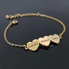 Personalized Family Members Name Bracelet Anniversary Jewelry Stainless Steel Cute Heart Engraving Nameplate Charm Bracelet ► Photo 2/6