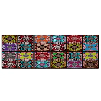 

Psychedelic Bohemian Floor Mat Floral Pattern Rug Floor Mat Living Room Carpet Home Decoration Non-slip Bohemian Style