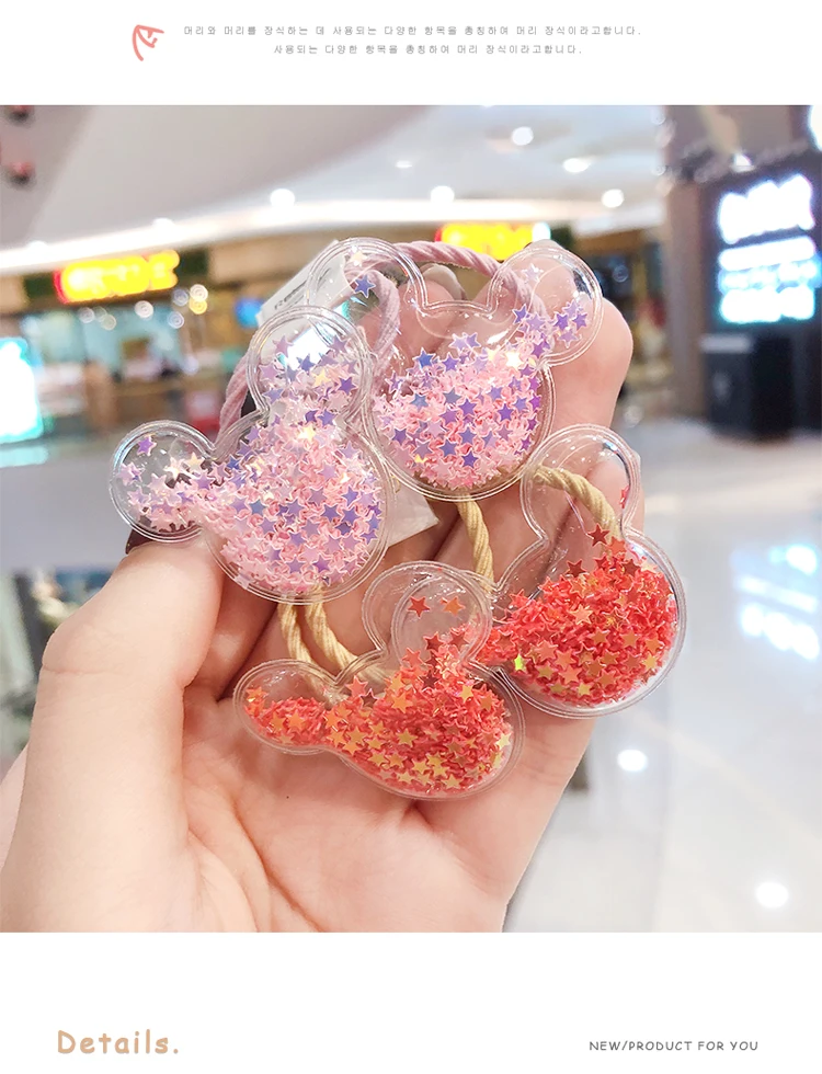 New Cute Crown Star Heart Girls Rubber Bands Princess Hair Ornament Headwear Elastic Hair Bands Headbands Hair Accessories
