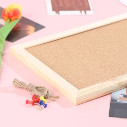 Tablero de mensajes de Madera Suave, decoración de postales, foto, pared, corcho, tablero de notas