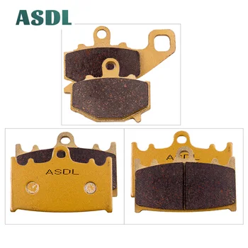 

Motorcycle Parts Front & Rear Brake Pads Disc Kit For KAWASAKI ZZR400 ZX400 N 1993-1999 ZX 6R 9R 600 400 ZX600F ZX9R #c