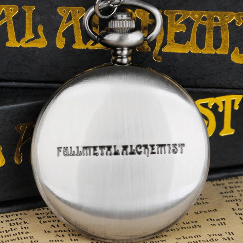 Quartz Pocket Watch Cosplay with chain Necklace Pendant Anime boys Gift Fob Pocket Watches