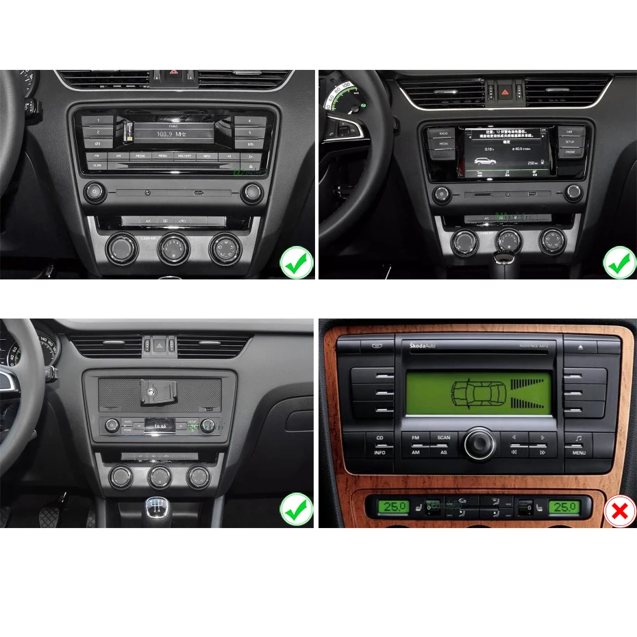 Perfect DSP 2 DIN Android 9.0 IPS 4G 64G CAR GPS For SKODA Octavia 2009 2010 2011 2012 2013 DVD PLAYER radio navigation tape recorder PC 4