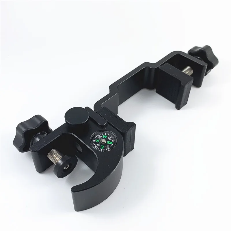 

High Quality Universal Corrosion-resistant GPS RTK Pole Clamp + compass & Open Data Collector Cradle Holder Surveying parts