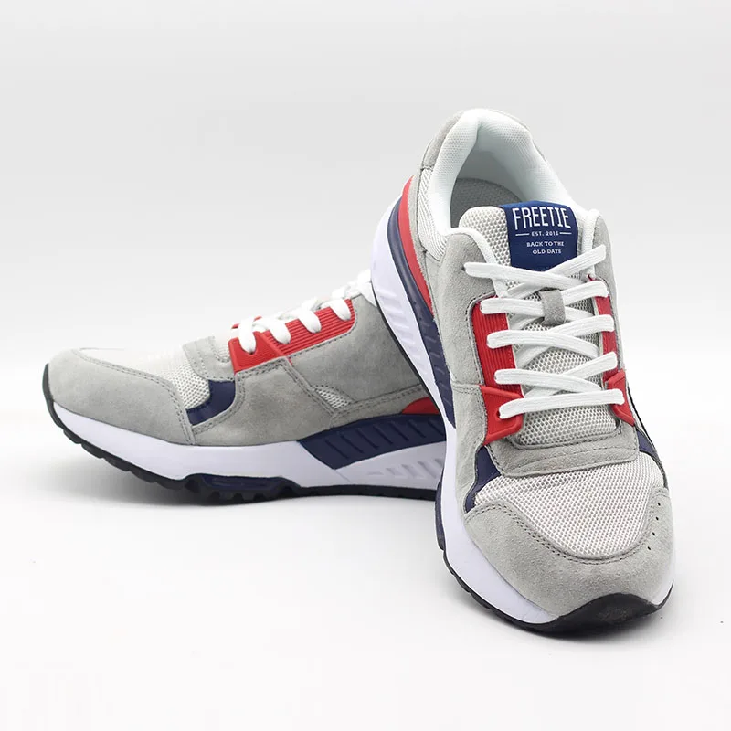 red size 40 Xiaomi Mijia FREETIE90 мужские Ретро спортивные кроссовки Повседневная обувь дышащие износостойкие ударопрочные эластичные ботинки 4 цвета - Цвет: red size 40