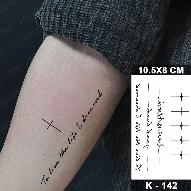 Waterproof Temporary Tattoo Sticker Small Simple Line Flower Flash Tatoo Cute Leaf Finger Wrist Fake Tatto For  Body Art Women 30-K142