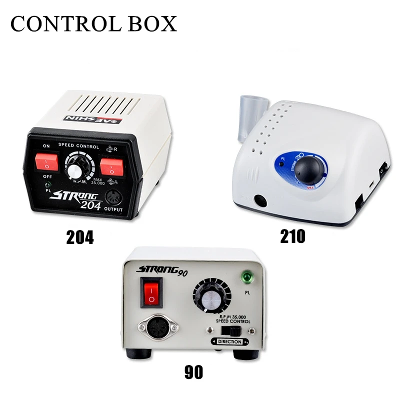 PROD 4000397132454 Strong 210 Power Control Box For 102L 105L Micro
motor Handpiece 65W Manicure Pedicure machine Electric Nail Drill Pedal
Tools