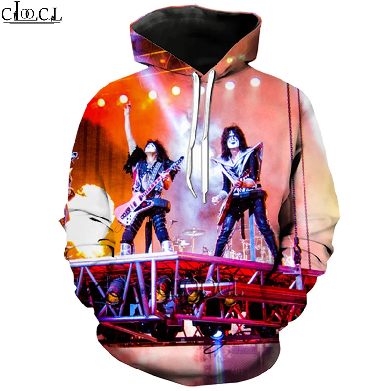

Толстовка HX рок-певица KISS Band с 3D принтом, мужской женский спортивный костюм, Осенний пуловер с длинным рукавом, модная толстовка, топы, Прямая поставка
