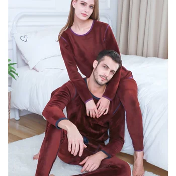 

Thermal Underwear Women Men Winter Long Johns Sets Fleece Keep Warm Plus Size Unisex Clothes Outfits