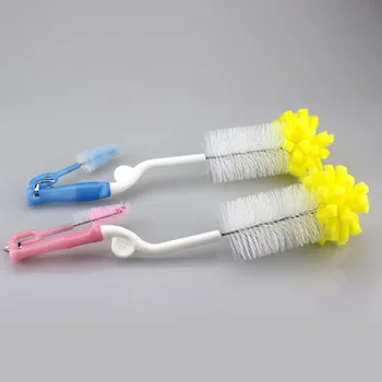 

Bottle Brush Sponge Plastic Glass Milk Water Cup Cleaning Feeding Bottle Dummy Nipple Pacifier Brushes