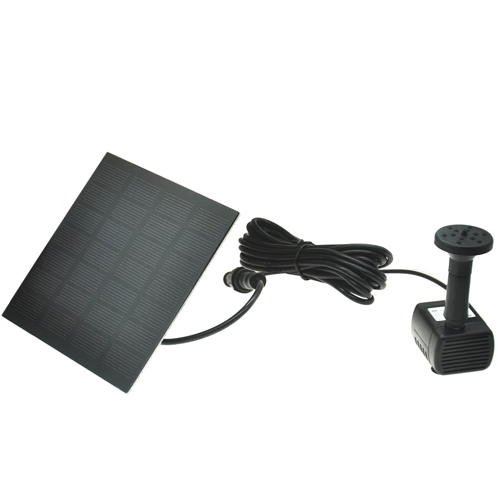 Square water pump Фонтан на солнечной батарее Мощность водяной насос садовый пруд открытый Панели солнечные фонтан с плавающим украшения сада водопад 40% off - Напряжение: Square water pump
