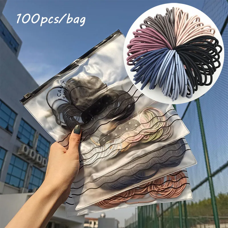 Женские эластичные резинки для волос 100 дюйма 4 5 см|Заколки плетения кос| |