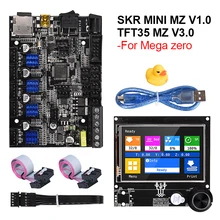 Bigtreetech skr mini mz v1.0 + tft35 mz v3.0 placa de controle da tela toque tmc2209 peças da impressora 3d para anycúbico mega zero atualização
