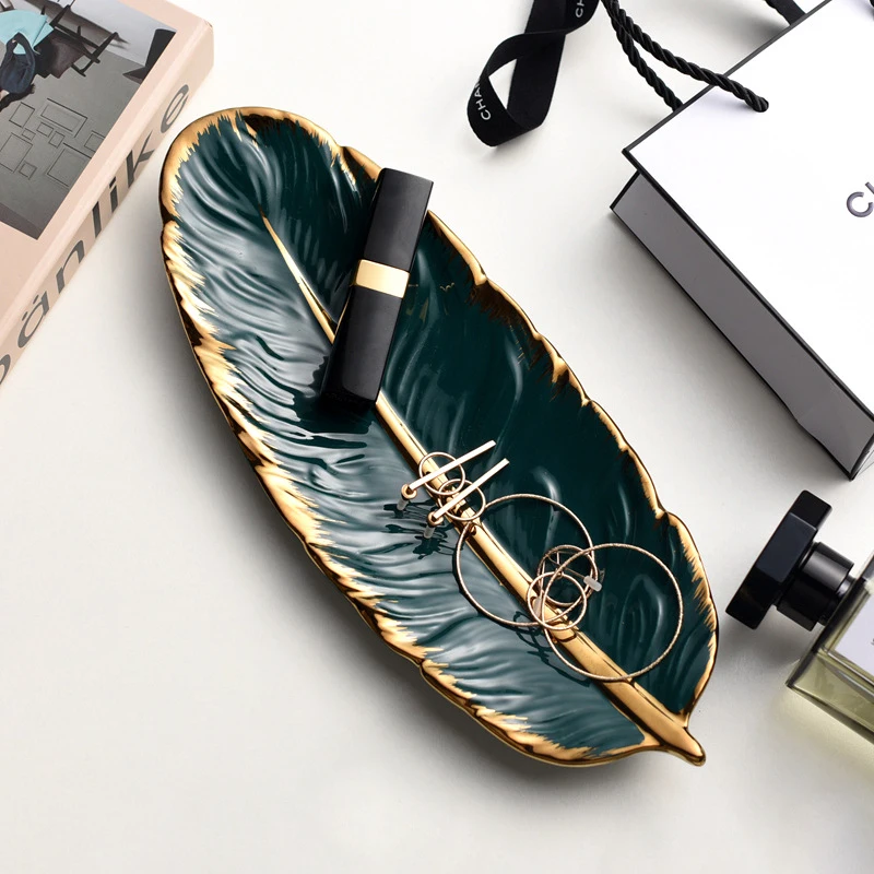 Storage Tray Ceramic Tray Jewelry Cosmetic Storage