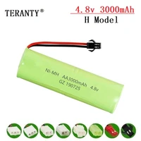 ( H Model ) 4.8v 3000mah NiMH Battery For Rc toys Cars Tanks Robots Boats Guns 4.8v Rechargeable Battery 4* AA Battery Pack 1-10 1