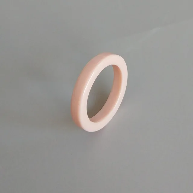 New Vintage Transparent Colorful Acrylic Resin Ring Set Korea Fashion Geometric Aesthetic Jewelry Ring For Women 2021 Trend Punk 6