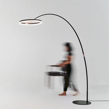 포스트 모던 Led 개성 낚시 플로어 램프, 빌라, 집, 거실, 사무실, 아트, 전시실, 모델 룸, 쇼핑몰, 침실용