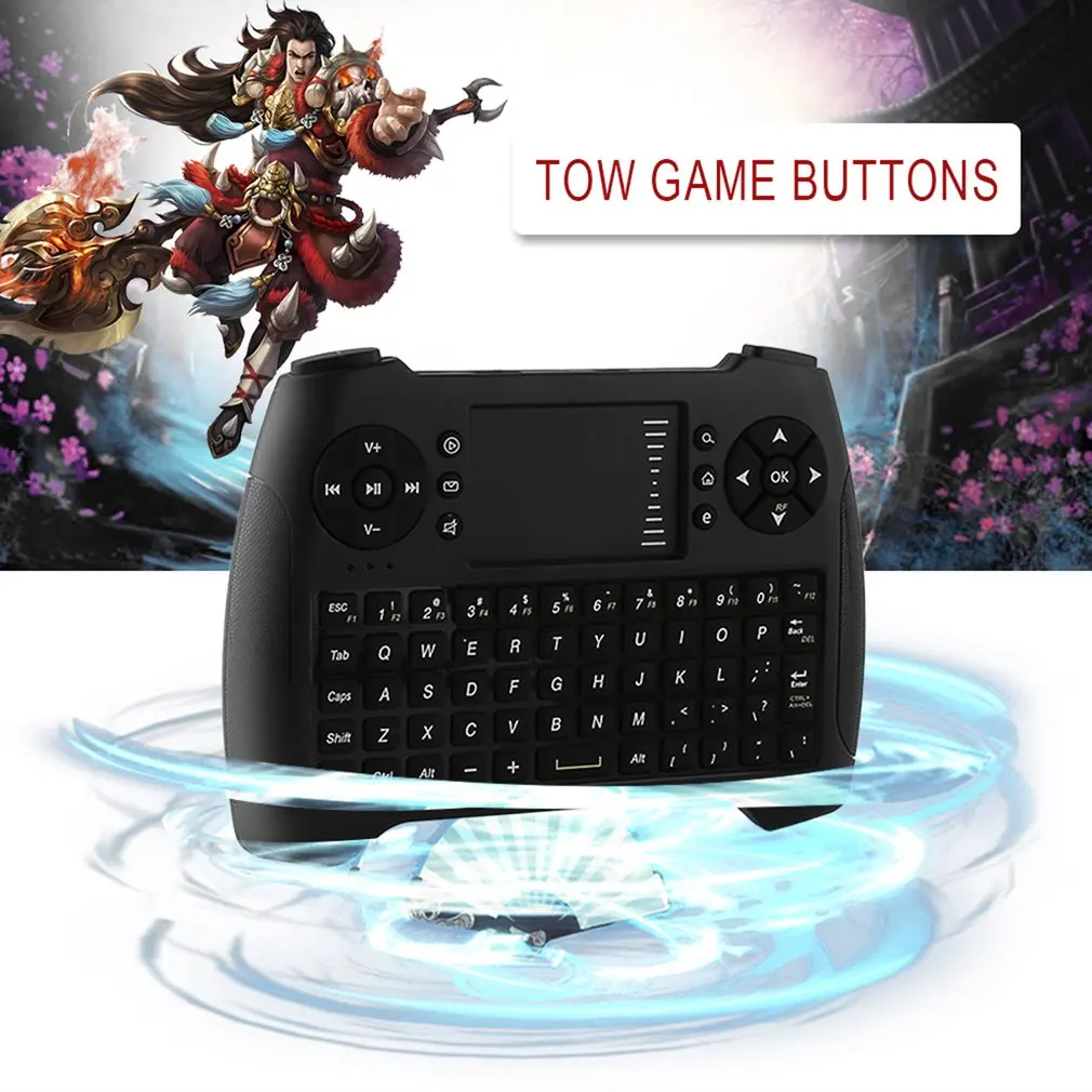 T16 Touchpad Wireless Mini Keyboard Mouse Touchpad Handheld Remote Control Touchpad For Android PC Adjustable DIP