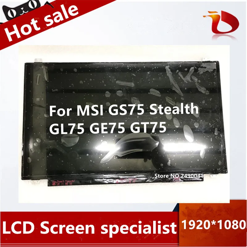

17.3 " LCD screen display nontouch 144Hz for For MSI GS75 Stealth GL75 GE75 GT75 1920*1080