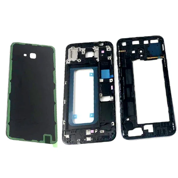 Полный корпус для Samsung Galaxy J4 + 2018 Plus J415 J415F J415FN Корпус Передняя рамка средняя