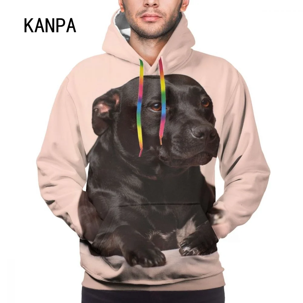 Толстовка Kanpa 2020 горячая распродажа мужская 3D золотистого ретривера с капюшоном
