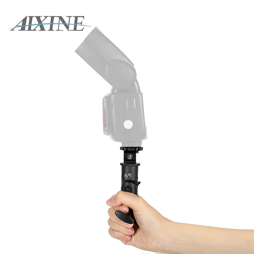 

Aixin Black Photoflash Lamp E Type Light Stand Can be Inserted into Soft Light Umbrella 180 Degree Spin Support