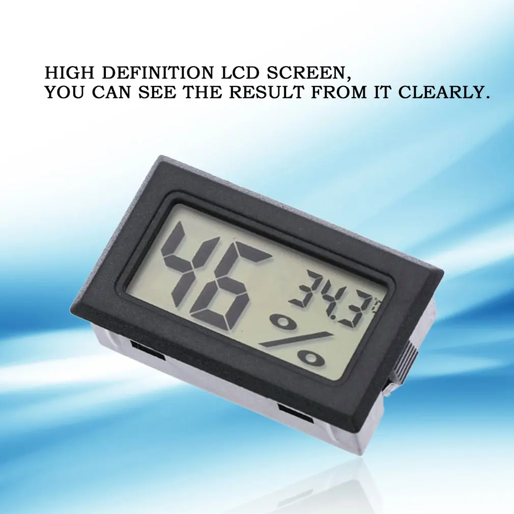 Embedded Portable Lcd Digital 50℃+70℃ Thermometer Hygrometer Wireless