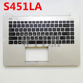 

New S451LA notebook keyboard For ASUS S451LA S451 S451LN S451LD S451LB Bilingual laptop keyboard frame C case external